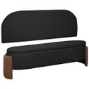Ver imagem 2 de Kit Cabeceira e Calçadeira Império Queen Size para Cama Box 160cm Bouclê Facto - Sofa Store:bouclê P