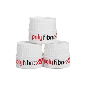 Overgrip Polyfibre Sat 0.6mm - Branco e Vermelho e Preto