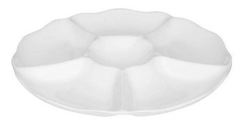 Petisqueira 28cm Branco Porcelana Servir Oxford - 2