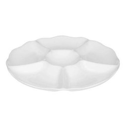 Petisqueira 28cm Branco Porcelana Servir Oxford - 2