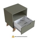 Ver imagem 4 de Móveis para Quarto 2 Mesas de Cabeceira Alice Verde