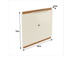 Ver mais imagens de Painel para Tv até 40 Polegadas Fit 90cm - Vianossa - Off White e Cedro