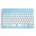 Ver imagem 2 de Kit Teclado e Mouse Wireless Slim A6732 Azul Recarregável para Escritório e Trabalho