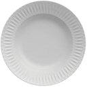 Ver imagem 3 de Jogo 12 Pratos Fundos em Porcelana Diamante Germer 23cm Branco Mesa Posta Restaurante