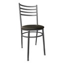 Ver imagem 2 de Kit Conjunto com 2 Cadeiras para Cozinha Mesa Jantar Bar Lanchonete Restaurante Estofado Preta