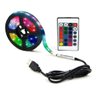 Fita Led Rgb 3M Controle Remoto 16 Cores Usb - 1