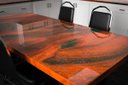 Ver imagem 5 de Kit Porcelanato Liquido Metálico Vermelho Bronze / Verde Escuro AG por M² Resinas ag Kit Porcelanato