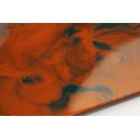 Ver imagem 2 de Kit Porcelanato Liquido Metálico Vermelho Bronze / Verde Escuro AG por M² Resinas ag Kit Porcelanato