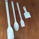 Ver imagem 4 de 5 Espátulas Plásticas Pás Brancas 74cm Restaurantes Cozinha Industrial Caldeirão