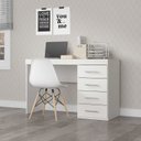 Ver imagem 1 de Mesa Escrivaninha Tek 4 Gavetas 120cm Soluzione Móveis