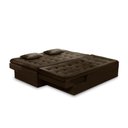 Ver imagem 5 de Sofá Cama King 5 Lugares 2,70m Agnes Suede Rover & Beato