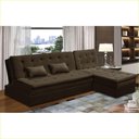 Ver imagem 1 de Sofá Cama King 5 Lugares 2,70m Agnes Suede Rover & Beato