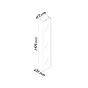 Ver imagem 2 de Cristaleira Torre Luminare Reflecta LED 100% MDF Off White - Gelius