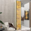 Ver imagem 7 de Cristaleira Torre Luminare Reflecta LED 100% MDF Off White - Gelius