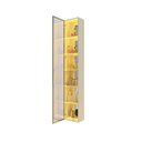 Ver imagem 5 de Cristaleira Torre Luminare Reflecta LED 100% MDF Off White - Gelius