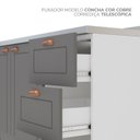 Ver imagem 6 de Cozinha Completa 9 Peças com Rodapé Pérola Yescasa