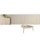 Ver imagem 5 de Kit para Sala de Estar Painel Ripado Buffet Mesa de Centro 2 Portas 1 Prateleira MDF 360cm Luna