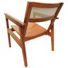 Poltrona Gusty Com Encosto Telinha Assento Anatômico - Amêndoa Madeira - 8
