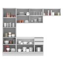 Ver imagem 4 de Cozinha Acordes Glamy Branco 100% MDF Madesa