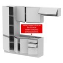 Ver mais imagens de Cozinha Acordes Glamy Branco 100% MDF Madesa