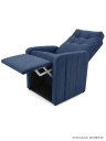 Ver imagem 2 de Poltrona Papai Luxo Reclinavel para Estenção de Cilios , Amamentação Organica* Sued*Azul Marinho