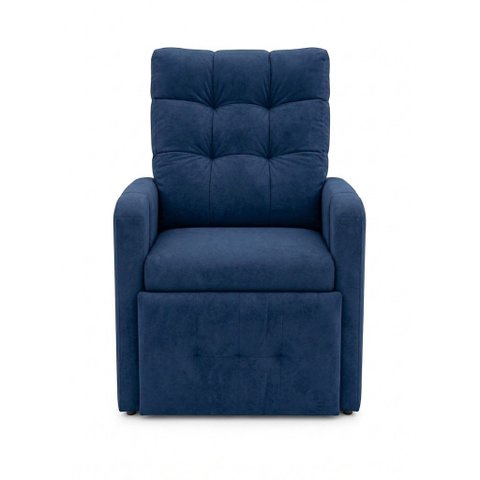 Poltrona Papai Luxo Reclinavel para Estenção de Cilios , Amamentação Organica* Sued*Azul Marinho