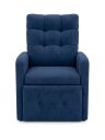 Ver imagem 1 de Poltrona Papai Luxo Reclinavel para Estenção de Cilios , Amamentação Organica* Sued*Azul Marinho