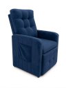Ver imagem 4 de Poltrona Papai Luxo Reclinavel para Estenção de Cilios , Amamentação Organica* Sued*Azul Marinho