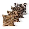Kit 4 Almofadas Decorativas Own Animal Print Onça e Tigre 45x45cm - 1