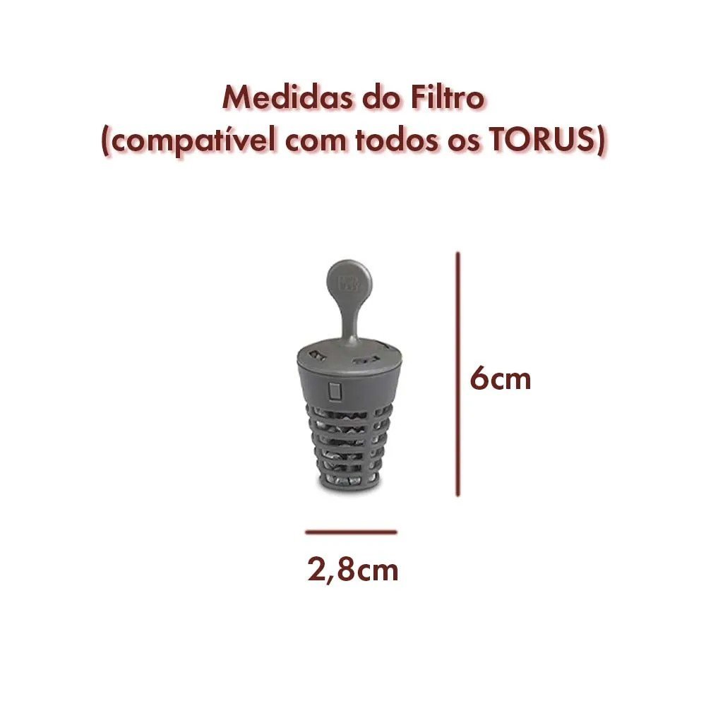 Filtro de Reposição Bebedouro TORUS- Caixa com 6 unidades - 3