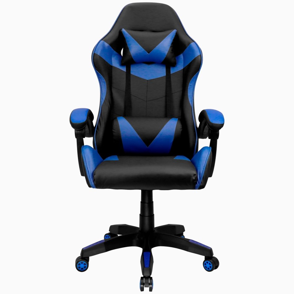 Cadeira Gamer Couro Giratória Tr-max - Azul - 2