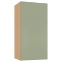 Ver imagem 1 de Armário Aéreo para Cozinha 100% MDF 40 cm 1 Porta Lótus Carvalho/Verde
