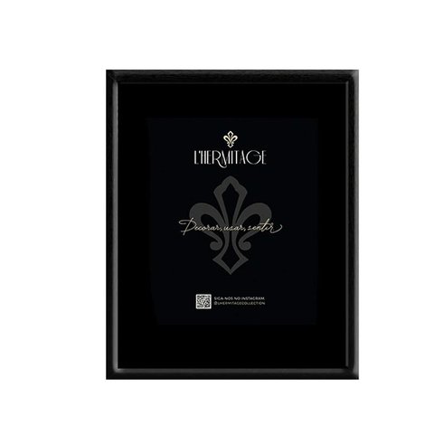 Porta Retrato L'hermitage Frame em Mdf 20x25cm Preto 30757