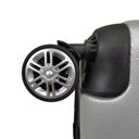 Ver imagem 4 de Kit Mala de Viagem Abs 3 Peças Adventure Fortt Prata - Kmv01-pr