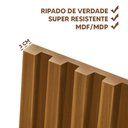 Ver imagem 2 de Painel Ripado Placa 180 cm x 250 cm MDF E MDP Nature Linea Brasil