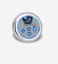 Ver imagem 2 de Acionador Digital de Motor com Sistema de Iluminação Sinapse Finger Cromo C/2 Spots Cromados