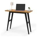 Ver imagem 2 de Escrivaninha Aparador Freijo com Preto Pés em Cavalete - Harvard 9040 - Ofertamo