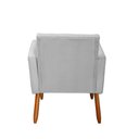 Ver imagem 3 de Poltrona Stella Suede Cinza