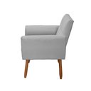 Ver imagem 4 de Poltrona Stella Suede Cinza