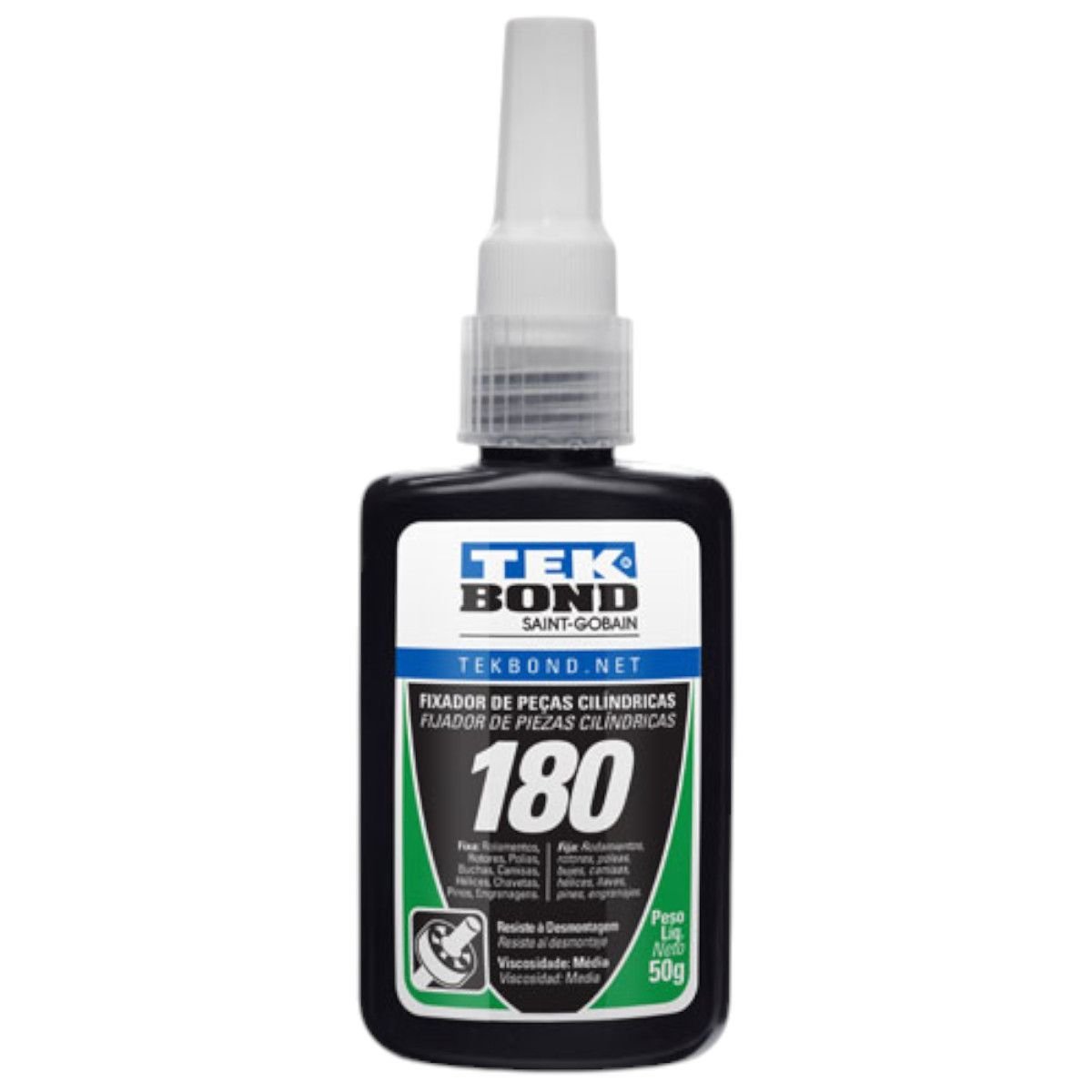 Cola Adesivo Fixa Rolamento Tekbond 180 Verde:50g - 1