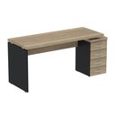 Ver imagem 1 de Mesa Gerência com Pé Gaveteiro de 4 Gavetas Pe 40 