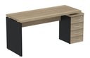 Ver imagem 1 de Mesa Gerência com Pé Gaveteiro de 4 Gavetas Pe 40