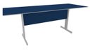 Ver imagem 1 de Mesa de Reunião Retangular 2,00 x 1,00 - Azul/Cinza