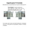 Rack com Painel para Tv até 75 Polegadas Tauari C/ Suporte para Tv 2 Portas Carvalho/menta - Pnr Móv - 6
