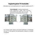 Ver imagem 6 de Rack com Painel para Tv até 75 Polegadas Tauari C/ Suporte para Tv 2 Portas Carvalho/menta - Pnr Móv