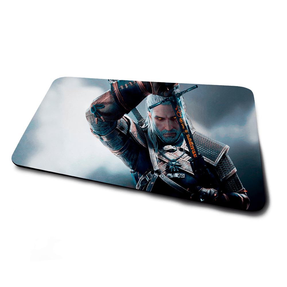 Mouse Pad Gamer The Witcher Geralt of Rivia Império da Impressão - 4