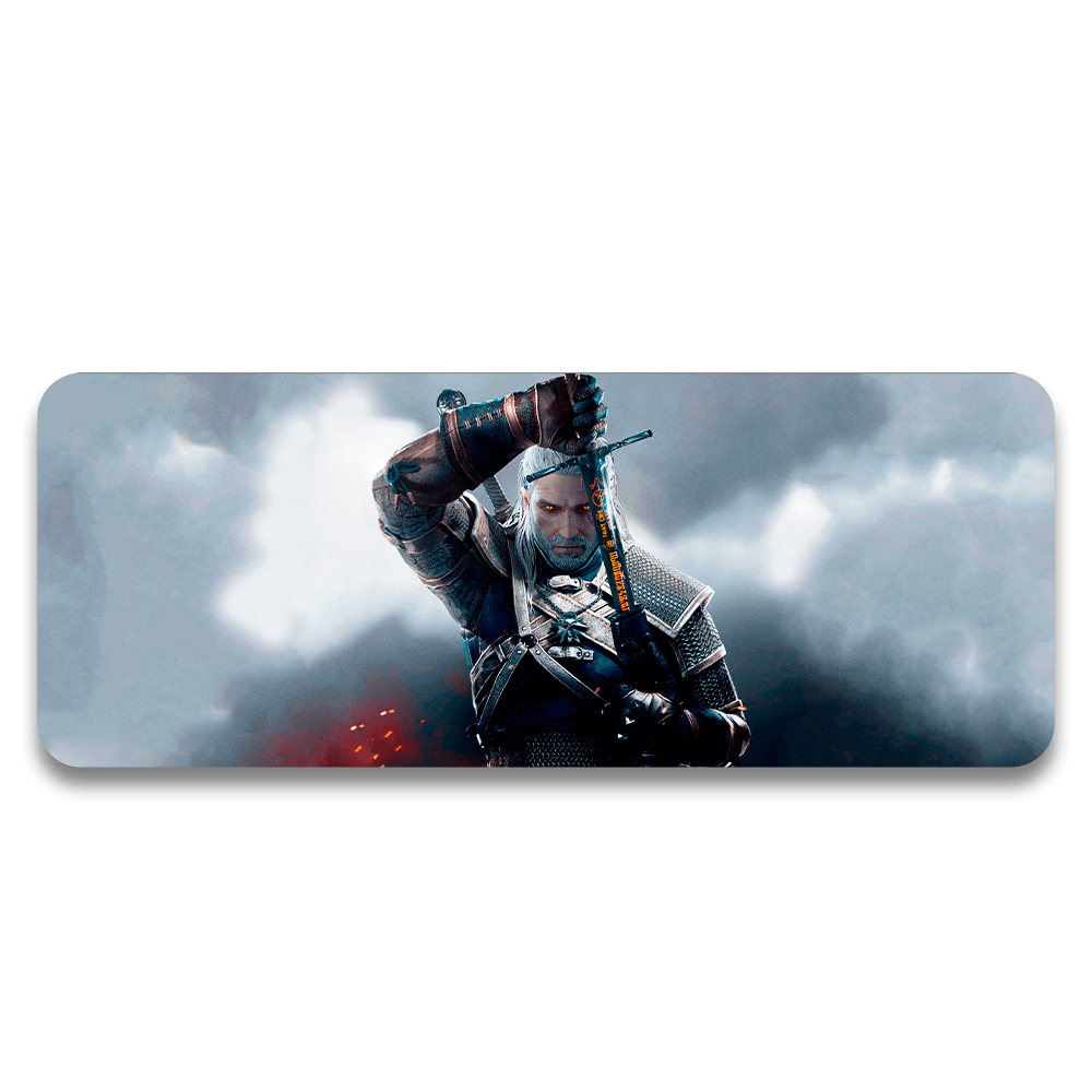 Mouse Pad Gamer The Witcher Geralt of Rivia Império da Impressão - 5