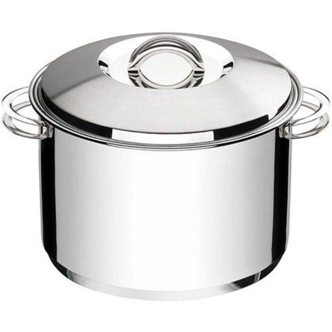 Caçarola Tramontina Solar Funda em Aço Inox Fundo Triplo com Tampa e Alças 24 cm 6,1 L