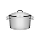 Ver imagem 2 de Caçarola Tramontina Solar Funda em Aço Inox Fundo Triplo com Tampa e Alças 24 cm 6,1 L