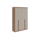 Ver imagem 5 de Guarda Roupa Solteiro 4 Portas e 2 Gavetas Alonzo Plus Branco - Lopas
